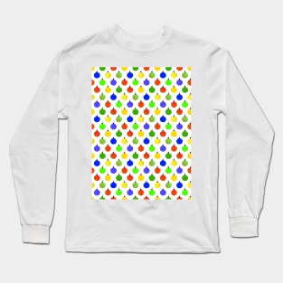 COLORED Christmas Ornaments Long Sleeve T-Shirt